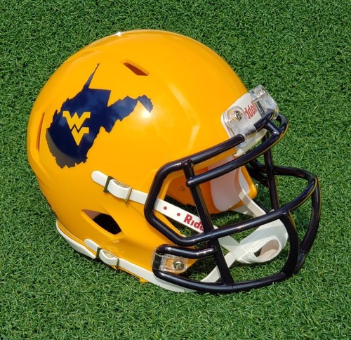 WEST VIRGINIA MOUNTAINEERS 2024 FOOTBALL MINI HELMET 4 OPTIONS - Picture 3 of 9