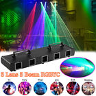 Rgbyc Laser Stage Lighting 5 Lens 5 Beam Light Dmx Projector Dj Disco Show Uking