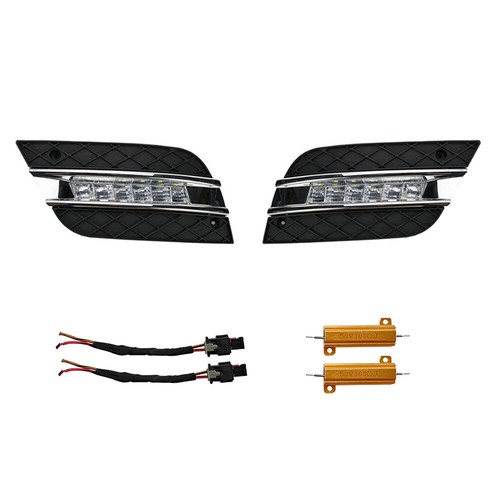 LED DRL Tagfahrlicht Nebelscheinwerfer Blende Für Benz M-Klasse W164 2008-2011 e - Picture 4 of 12