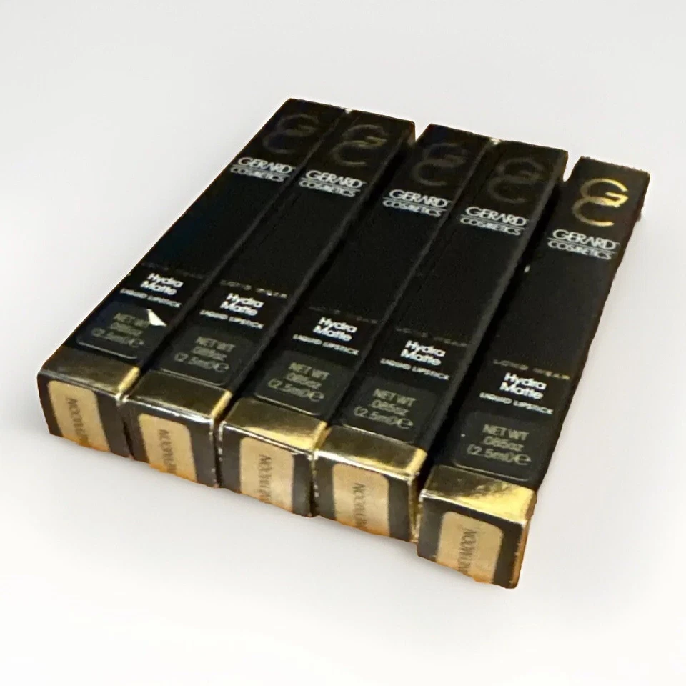 Лот из 5: Gerard Cosmetics Long Wear Hydra матовая жидкая помада оттенок медовый месяц - Изображение 2 из 4