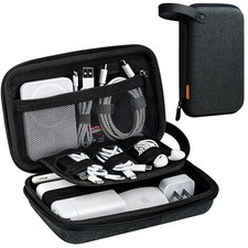 JETech Travel Accessories Organizer Case, Portable Electronic Pouch Gadget Bag