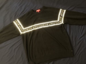supreme raglan sweater
