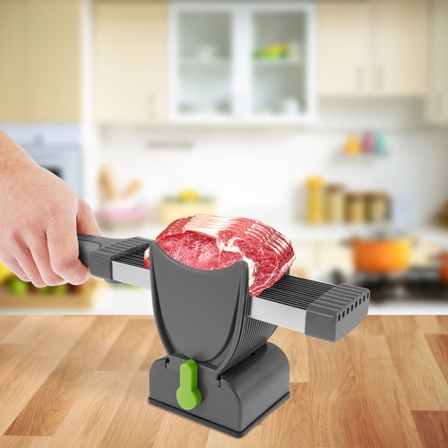 Fresh Meat Slicer Stainless Steel Manual Fresh Meat Cutter Efficient Meat KovjS - Picture 14 of 14