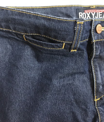 Pantalones de mezclilla oscuros para mujer Roxy talla 7 - Imagen 6 de 7