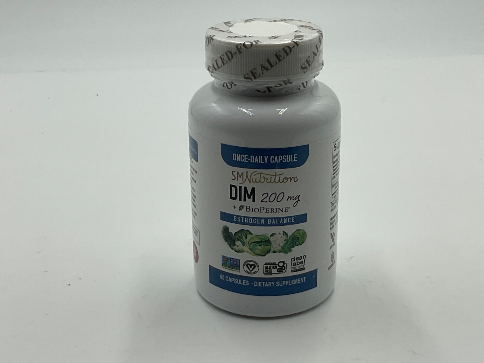 SM Nutrition DIM 200mg with BioPerine Supplement (60 Capsules) Exp. 10/25