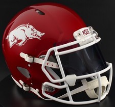 ARKANSAS RAZORBACKS NCAA Riddell Speed Full Size AUTHENTIC Football Helmet
