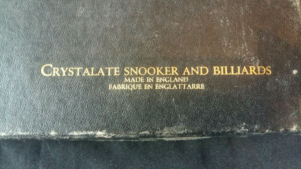 CRYSTALATE SNOOKER & BILLIARD BALL SET VINTAGE IN ORIGINAL CRYSTALATE SNOOKER & BILLIARD BALL SET VINTAGE IN ORIGINAL