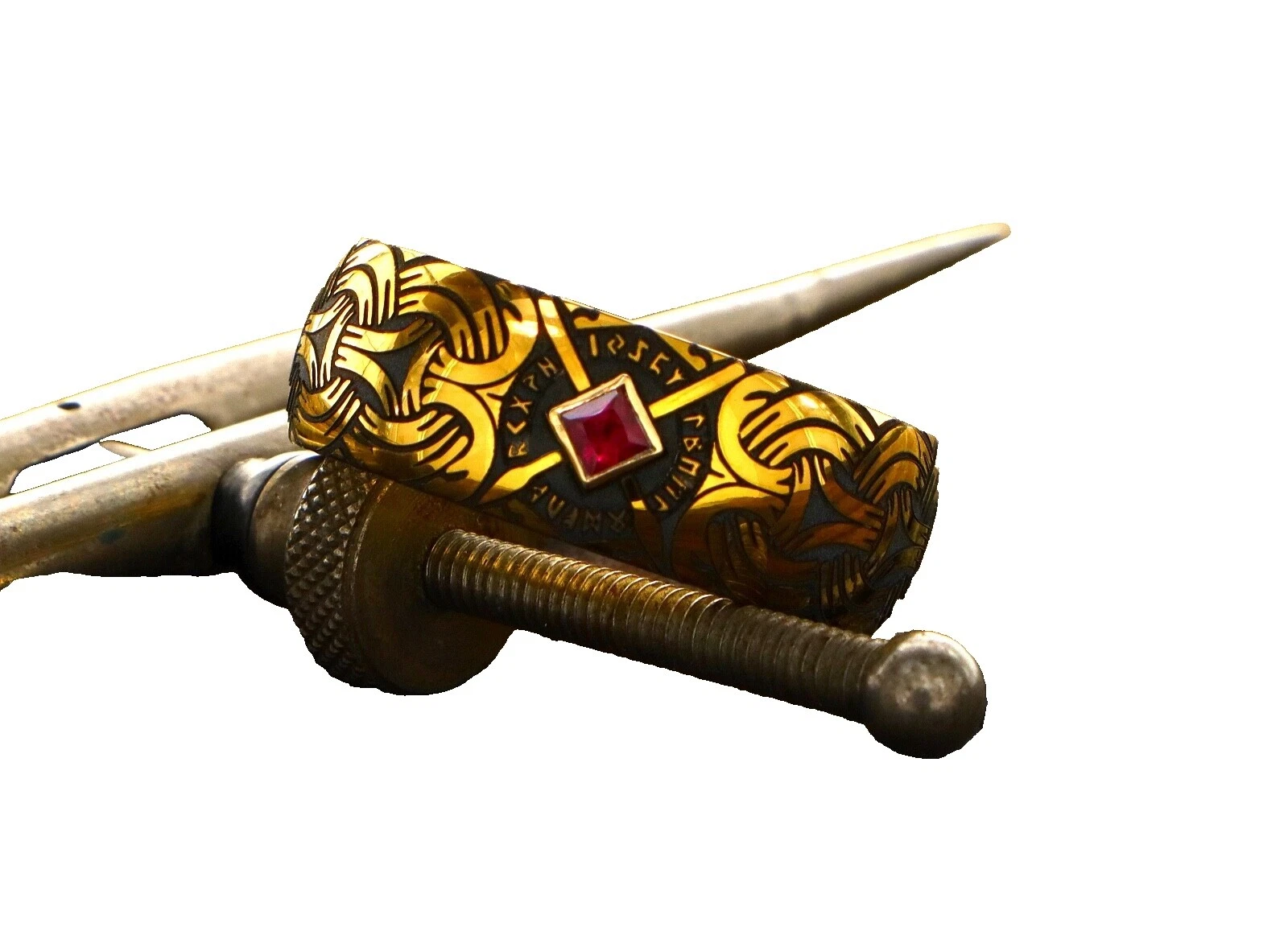 Anillos de Rubí de tungsteno para hombres