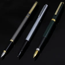 3X Vintage Classic Wing Sung Fountain Pens For Writing & Collection Made In 90s
