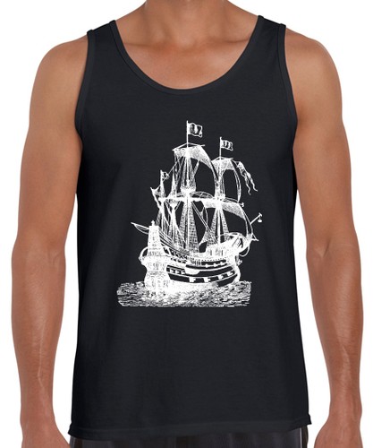 Sailing Ship Pirate Size Men's Women's T-Shirts Singlets boat marine water scuba - Picture 23 of 32