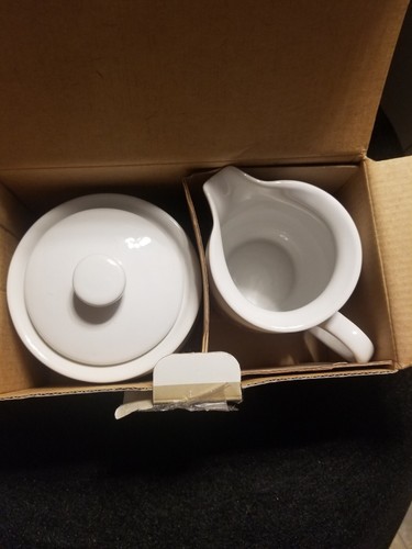 Vintage 1993 Corning Life Styles Ceramic Sugar And Creamer Set - Picture 3 of 7