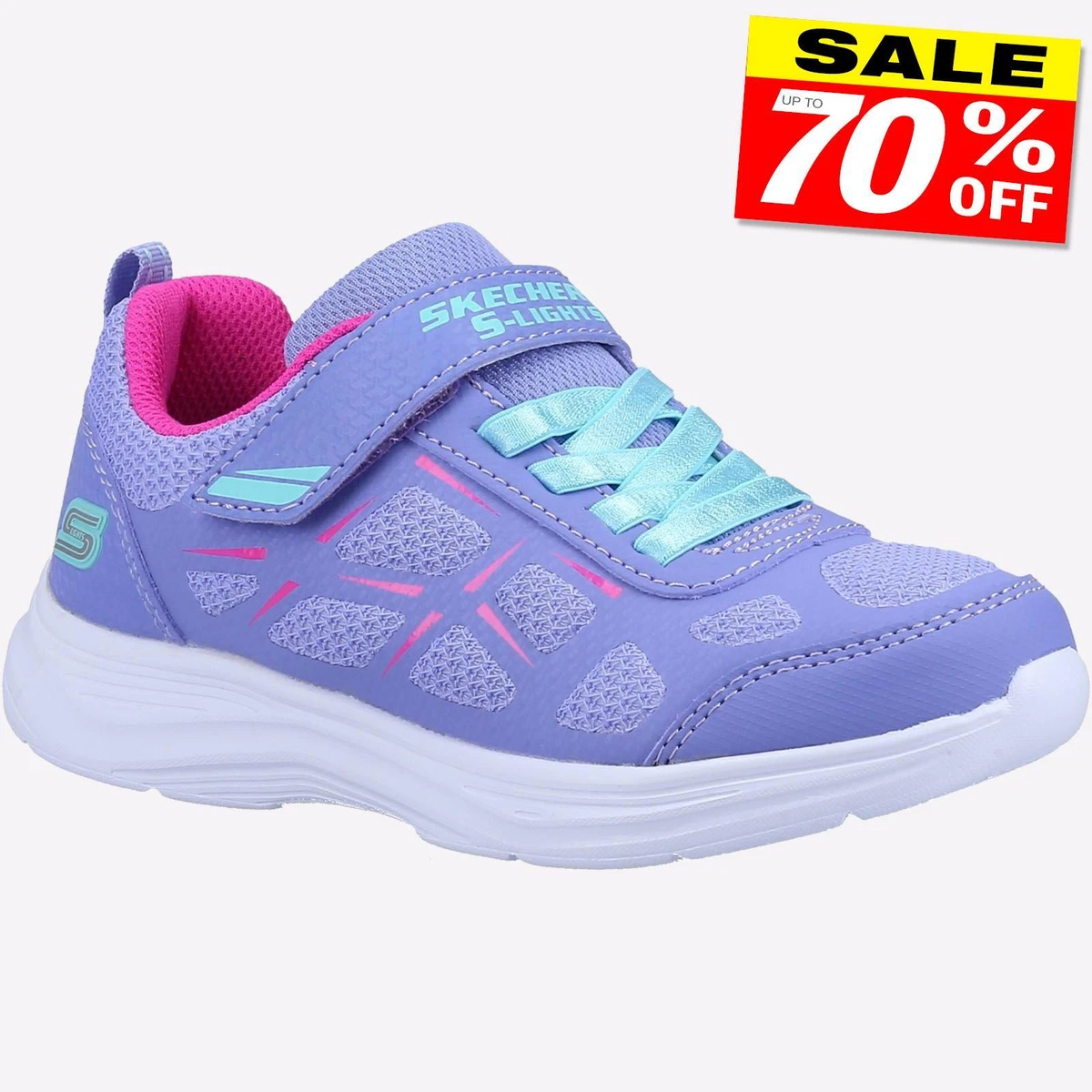 Skechers Glimmer Kicks Junior Ni as Moda Informal con Luz