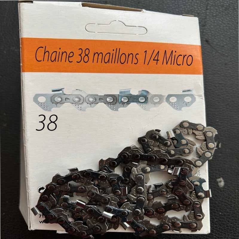 FUGUIB CHAINE 1/4 Micro 38 maillons pour Parkside tronçonneuse a batterie