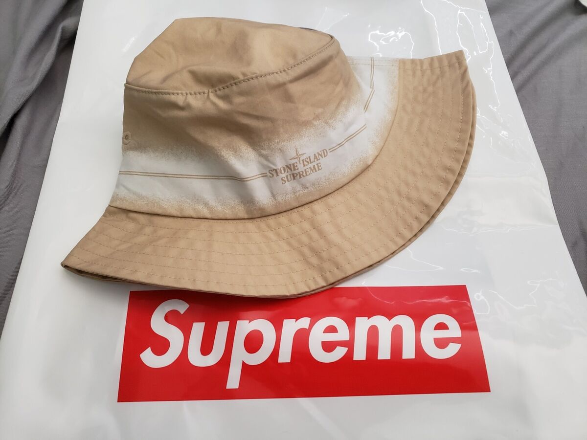 ショップセレクト Supreme x Stone Island crusher hat - 帽子