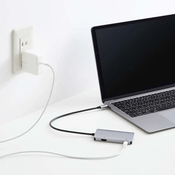 USB Type-C Hub Docking Station 6 in 1 100W PD Elecom DST-C12SV EC HDMI PD - Image 4 of 4