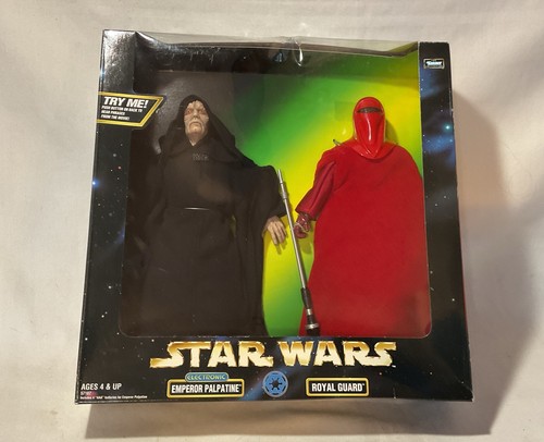 Star Wars 12 Inch Emperor Palpatine and Royal Guard 1998 Action Series New Works