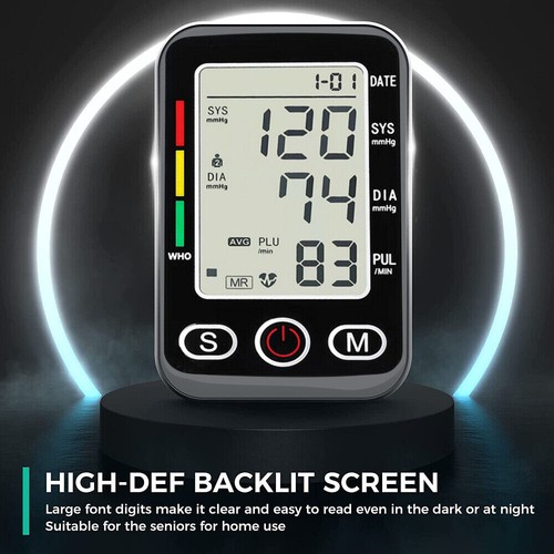 Automatic Digital Blood Pressure Monitor Upper Arm Machine Heart Rate Monitor - Picture 11 of 16
