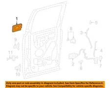 FORD OEM 04-12 F-150 Rear Door Lock Hardware-Handle, Outside 9L3Z1626605AB