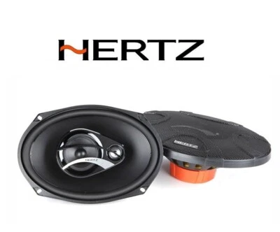 HERTZ DCX 690.3 SET COAX 3Way 6"x9"+ Grille 1 Paar 6x9 Lautsprecher 90 Watt RMS - Bild 1 von 4