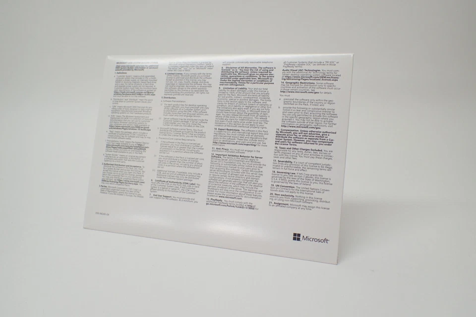 Kit de DVD estándar multimedia Microsoft Windows Server 2016 + llave 16 núcleos 1 paquete Foto 4 de 4