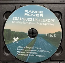 Range Rover & Sport 2021/2022 Sat Nav DVD Map Update | Final Edition | UK & EU
