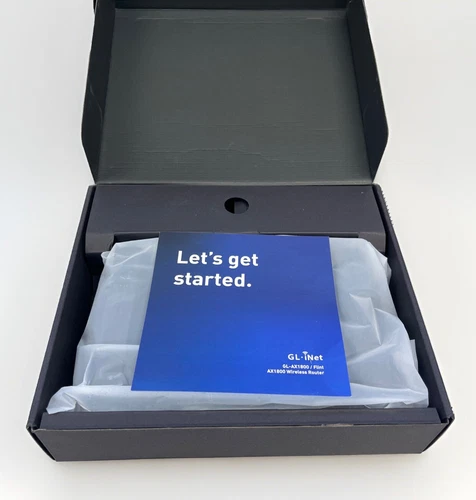 GL-iNet GL-AX1800 (Flint) Dual-Band Ultra-Fast WiFi 6 Gigabit 5-Port Router