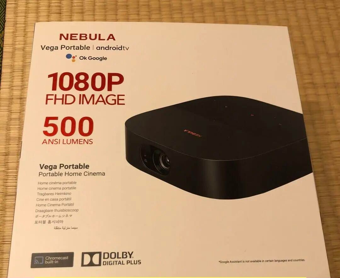 Nebula Vega Anker Smart Portable Projector 1080P FHD Android