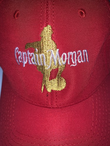 Captain Morgan Hat Red Adjustable Adult Official Promo Gear! New without tags! - Picture 2 of 8