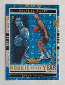 2021-22 Panini Contenders Rookie of the Year Contenders Jalen Suggs #5 RC