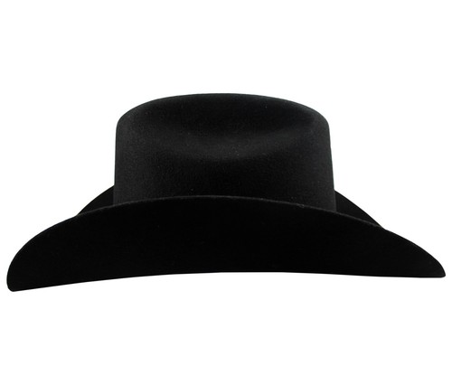 El General Men's Cowboy Hat Texana 50X Horma Julion Color Black Wool - Picture 2 of 4