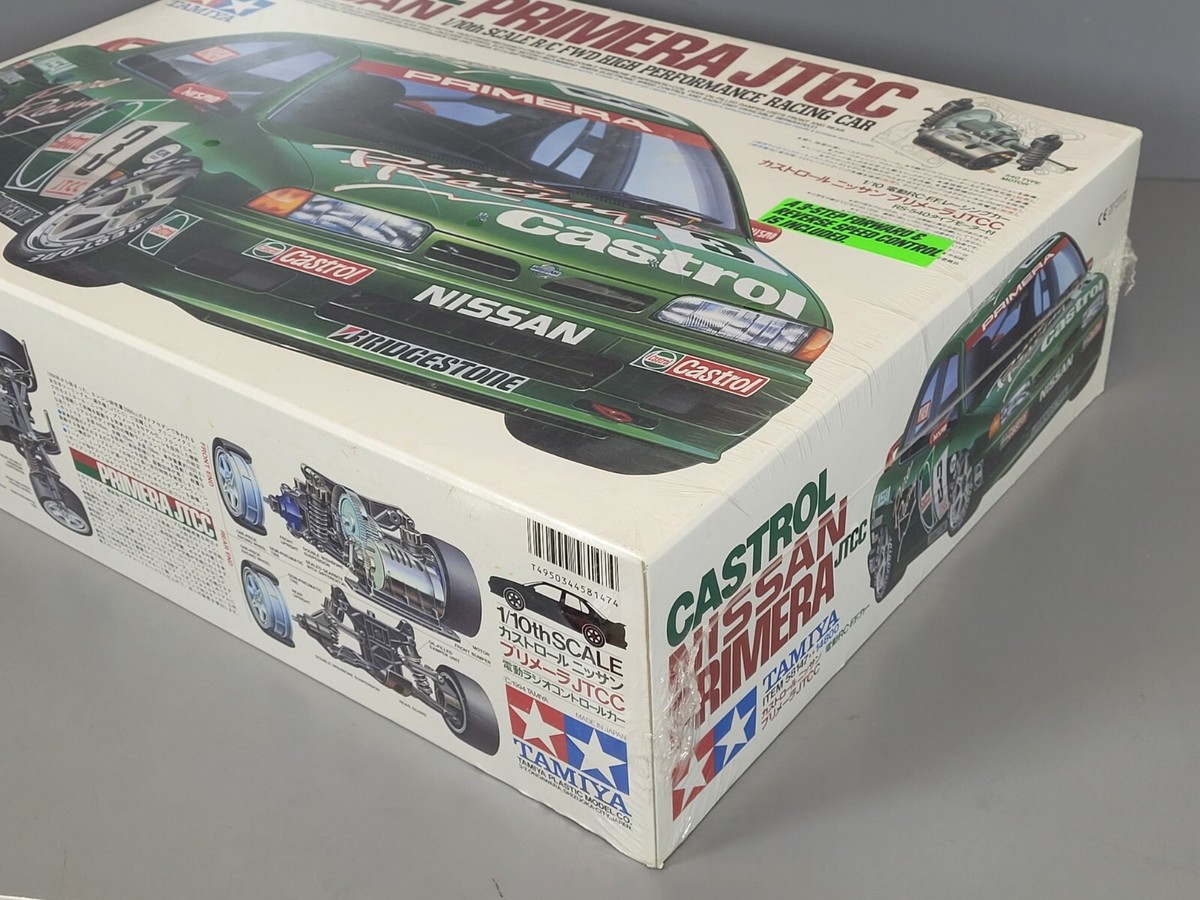 Rare New Seal Tamiya 1/10 RC Nissan Castrol Primera JTCC