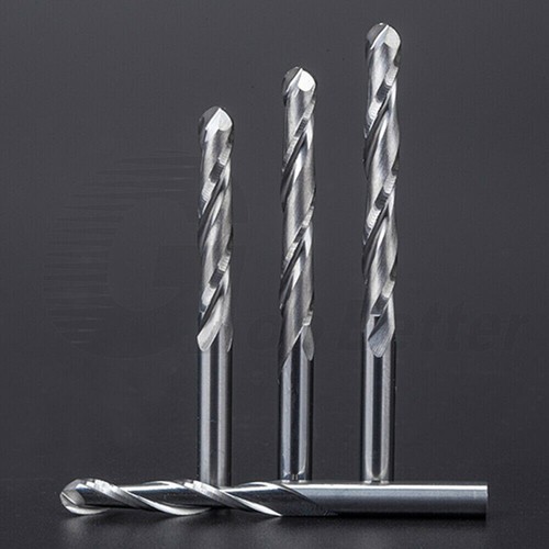 4mm Solid Carbide Ballnose End Mill 2 Flute Spiral Slot Drill Router Bit for MDF - Picture 9 of 18