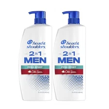 Head Shoulders Old Spice Pure Sport Anti Dandruff 2 in 1 Shampoo 31.4oz 2 Pack