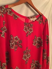 Multicolored Loft Womens Dress Size 14