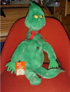 grinch plush and book
