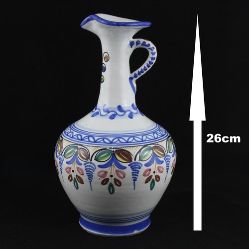 Aceitera Ceramica Popular ALCUZA Pintada a mano TOLEDO España Decoracion Clasica - Picture 5 of 5