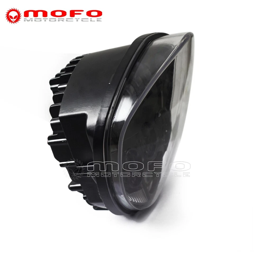 Lámpara de faro LED negra para motocicleta Victory Cross Country Cruisers 2007-2016 Foto 3 de 4