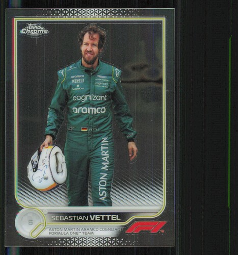 2022 Topps Chrome Formula 1 #10 Sebastian Vettel - Picture 1 of 2