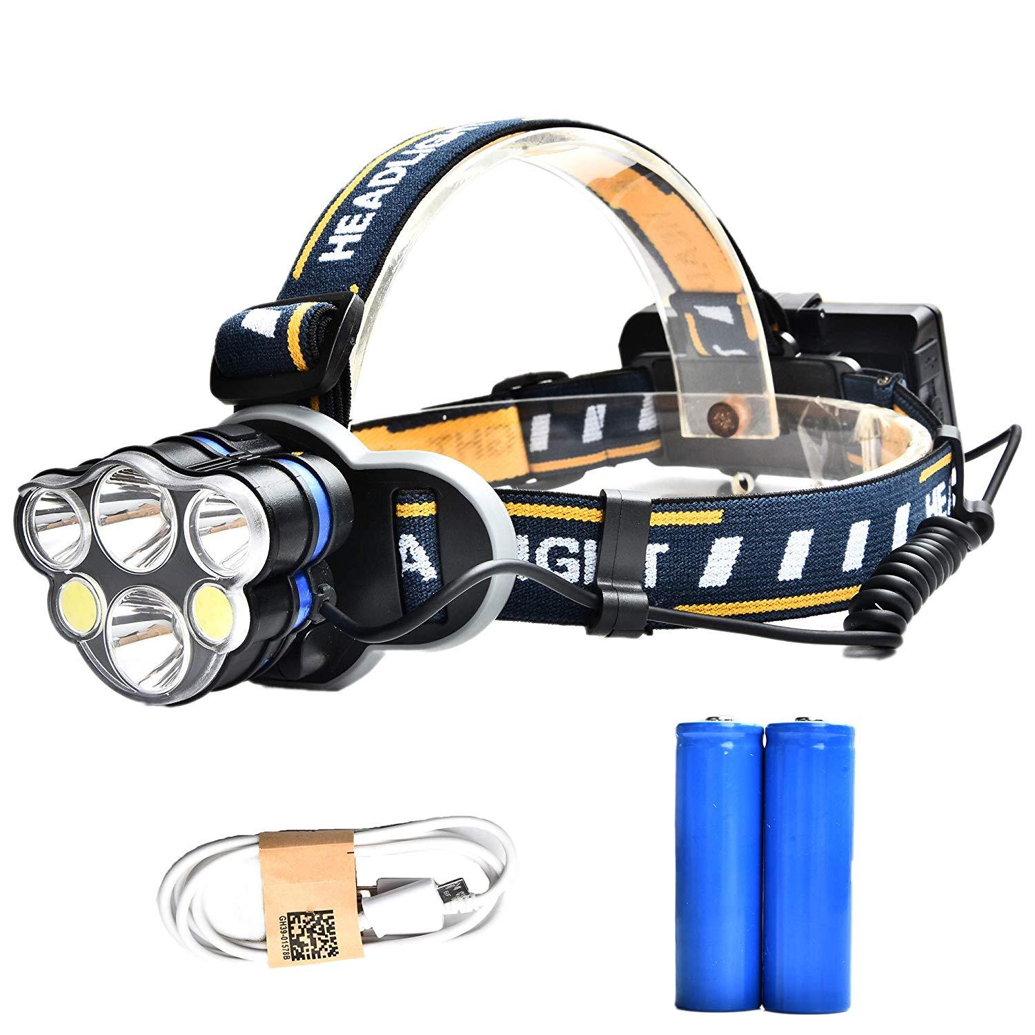 Headlight Rechargeable 8 IPX Lighting Mode High Brightness 12000 Lumens IPX 8 4 Waterp e2e6cc Headlight Rechargeable 8 IPX Lighting Mode High Brightness 12000 Lumens IPX 8 4 Waterp e2e6cc