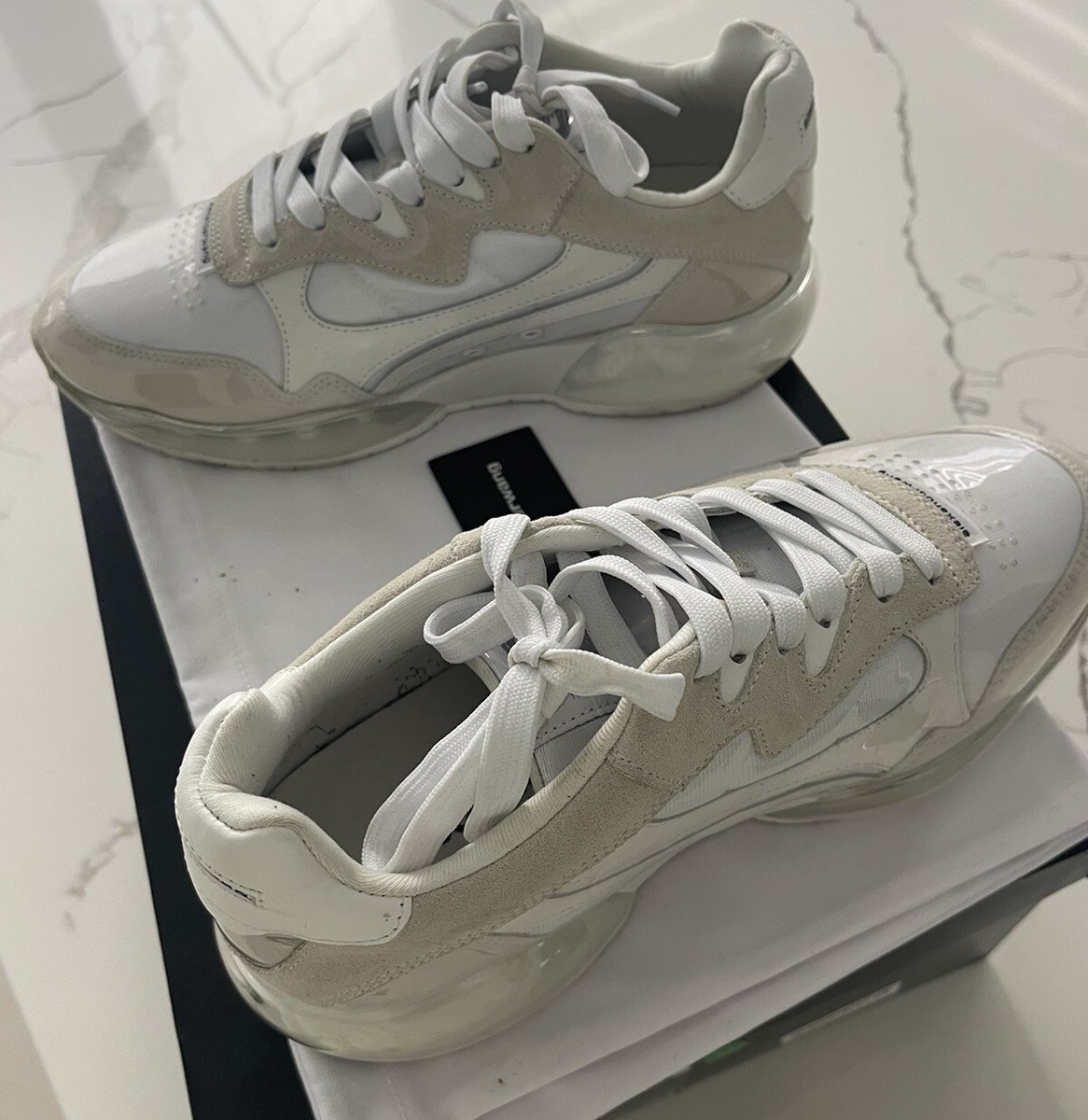 ALEXANDER WANG AWNYC Stadium Sneaker Color White Sz 39 EU 9