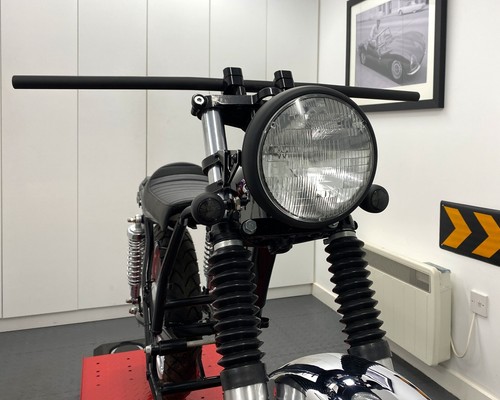 LED Motorbike Indicators Custom & Cruiser Bikes Matt Black Aluminium - PAIR - Picture 12 of 15