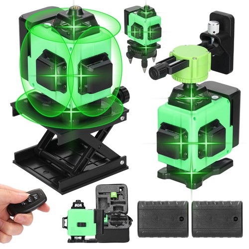 12 /16 Lines 4D/3D Laser Level 3° Cross Line Multifunction & Remote Control New - Picture 58 of 59