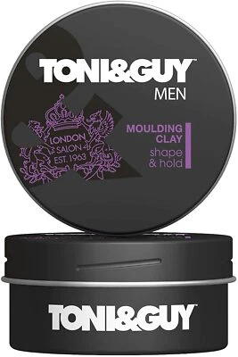 TONI&GUY Toni & Guy Men - Shape & Hold Moulding Clay 75ml, with Contoured Matte Finish