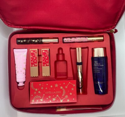 Estee Lauder 2023 Blockbuster Celestial Glow 8 Piece Set + Train