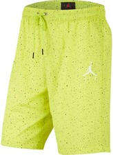 Nike Jordan Jumpman Poolside Shorts Cyber/Black Men's Large BNWT