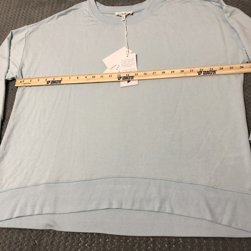 Workshop Republic Clothing Damen Rundhals Tunika Sweatshirt 2X Mintgrün - Bild 3 von 7