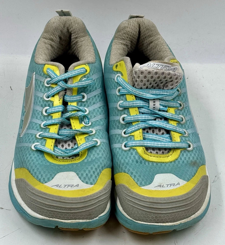 Zapatillas deportivas Altra Intuition 2.0 para mujer 6 azules amarillas Foto 4 de 4