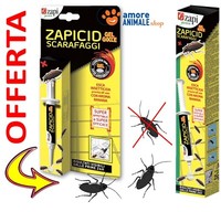Zapi Zapicid Gel Scarafaggi → Siringa Da 5 / 25 Gr Insetticida Gocce Pronto Uso
