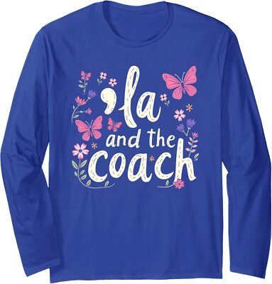 Comma La And The Coach 2024 Election Kamala Harris Long Sleeve Tshirt