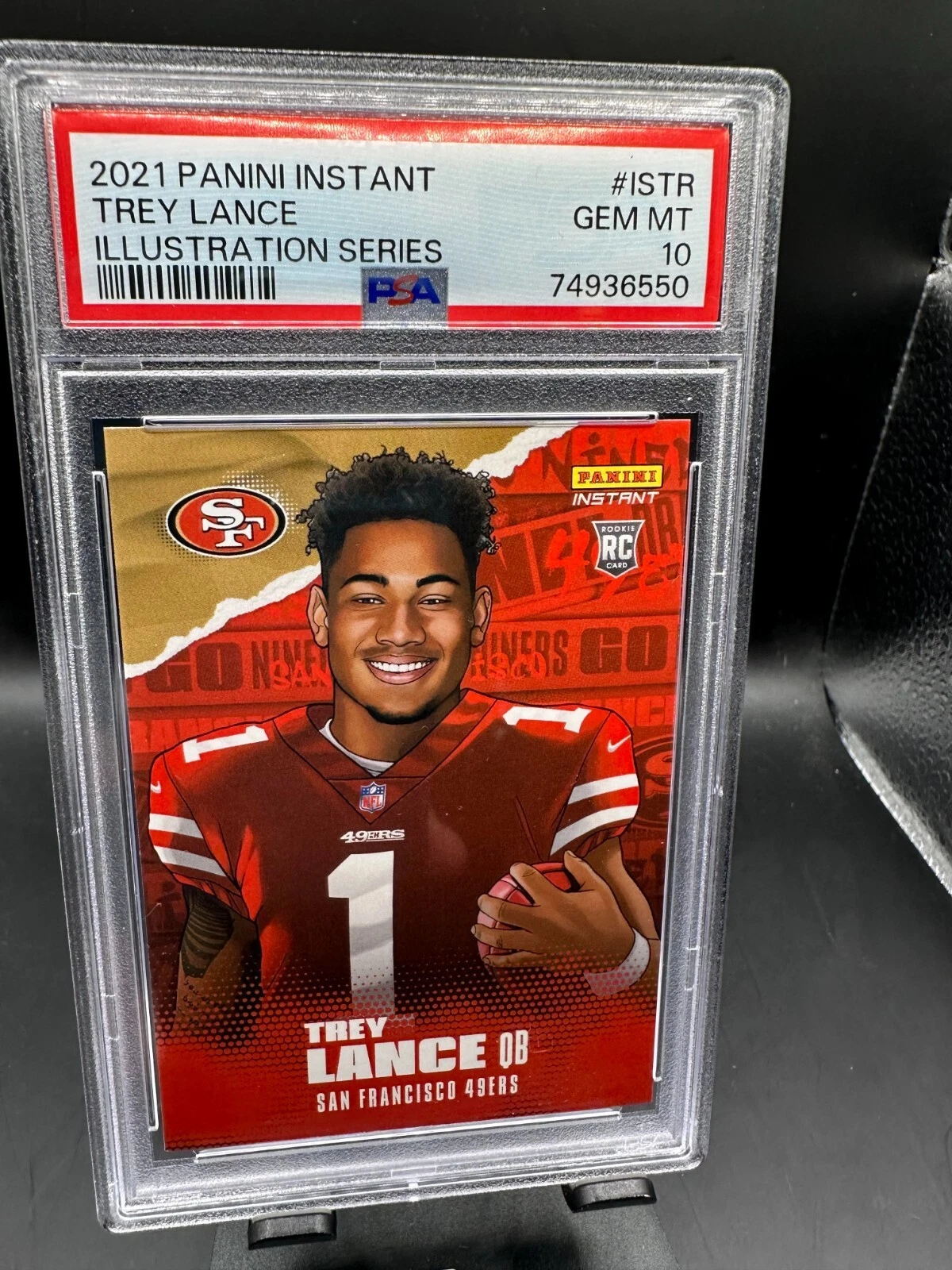 Trey Lance Panini Instant Illustration Series #ISTR Base